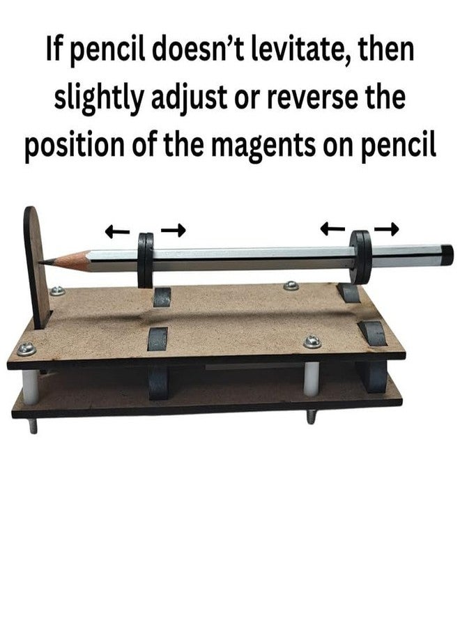 ESPtronics Pre Assembled Magnetic Levitation Working Model Science Project with Pencil Fun STEM Science Educational Toy Activity for Kids - Image 4